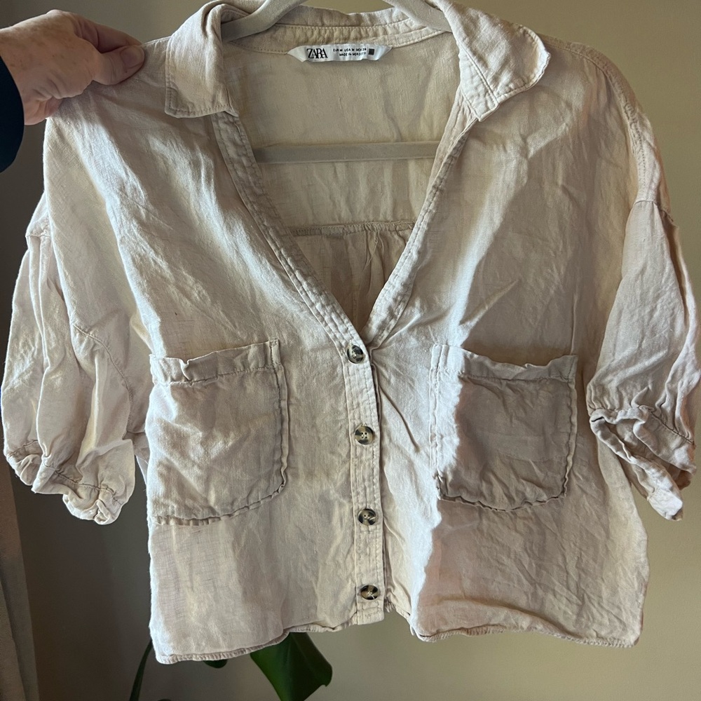 Linen top - Picture 2 of 5